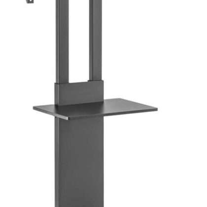 Suporte de Chão c/ Bandeja p/ TVs 37~86 (Preto) - AISENS