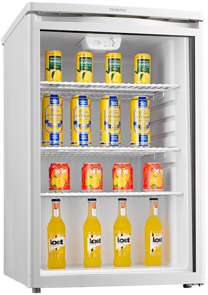 Vitrine 3 Prateleiras FTB-137 137L (Branco) - INFINITON