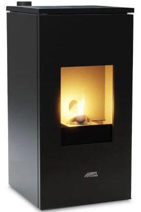 Salamandra de Pellets 9kW Futura 9 (Preto) - ARTEL
