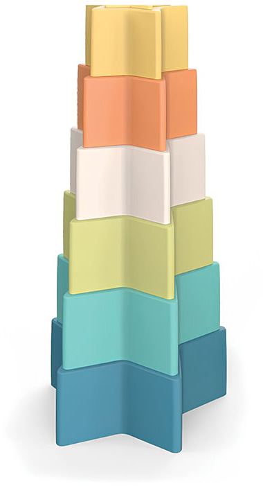 Torre Empilhar Estrelinhas 6 Pcs Bio Plástico Giros - GIROS