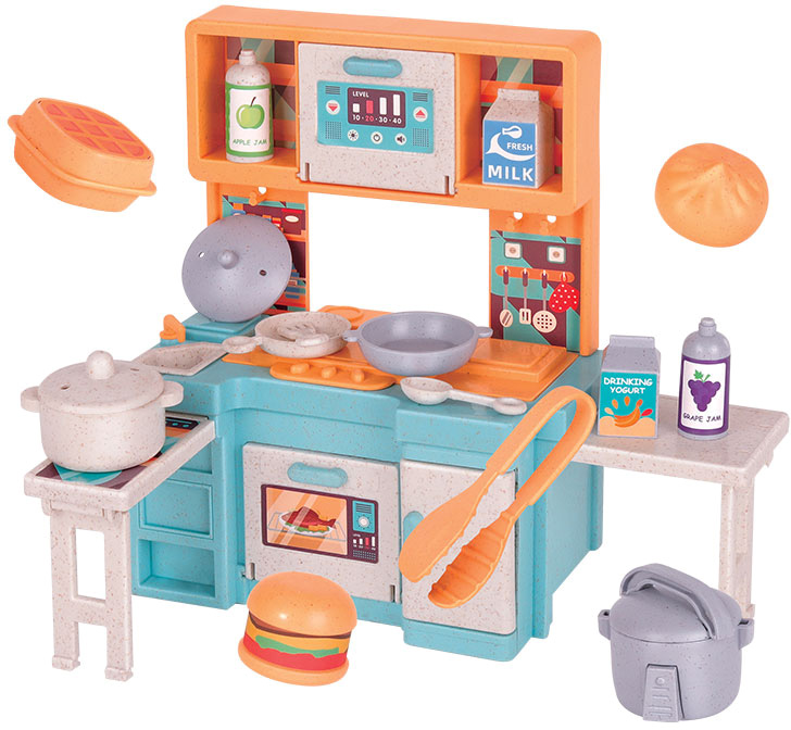 Cozinha Divertida Completa Bio Plástico Giros - GIROS