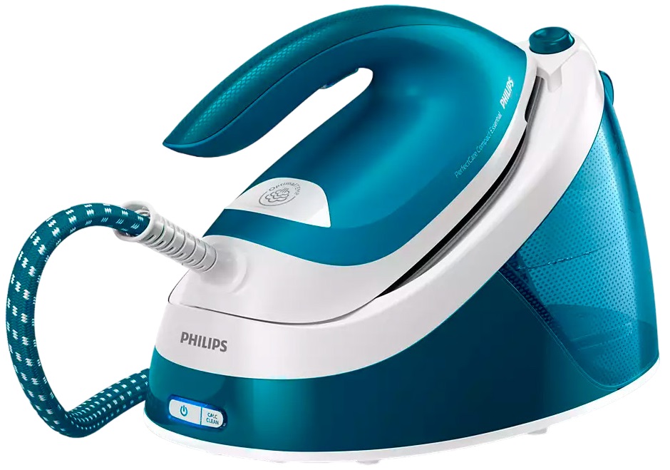 Ferro de Engomar c/ Caldeira PerfectCare Compact Essential 2400W (Azul/Branco) - PHILIPS