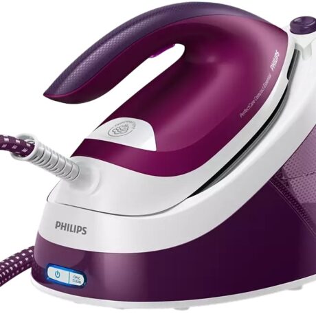 Ferro de Engomar c/ Caldeira PerfectCare Compact Essential GC6842/30 2400W (Roxo/Branco) - PHILIPS