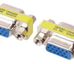 Ficha Adaptadora União VGA 15P Femea - 15P Femea