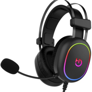 Auscultadores Gaming ERYS ARGB c/ Microfone (Preto) - HIDITEC
