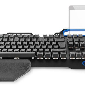Teclado Mecânico Gaming RGB Design Metálico - NEDIS