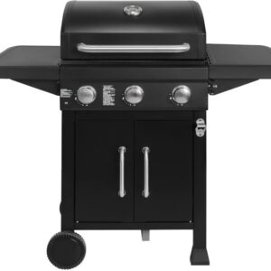 Churrasqueira a G?s Roast 95 c/ Tampa e Rodas 111 x 121 x 54,5 cm (Preto) - GREGMAN