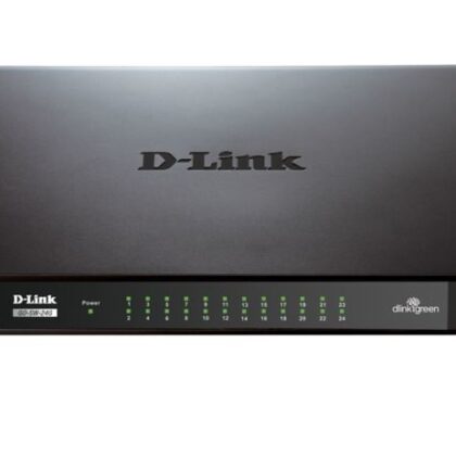 Switch de Rede Não-Gerido 1000 Mbit/s Preto (24 Portas) - D-LINK