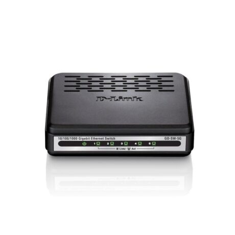 Switch de Rede Não-Gerido 1000 Mbit/s Preto (5 Portas) - D-LINK