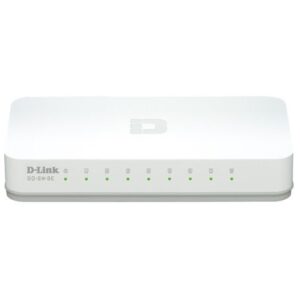 Switch de Rede N?o-Gerido Fast Ethernet 100 Mbit/s Branco (8 Portas) - D-LINK