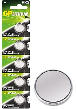 Pilha Lithium 3V CR2025 - GP