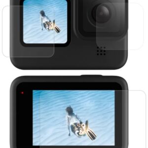 Peliculas Vidro Temperado p/ GoPro Hero 9 / Hero 10 / Hero 11 / Hero 12 - TELESIN