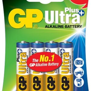 Blister 4 Pilhas Alcalinas LR6 AA (ULTRA PLUS+) - GP