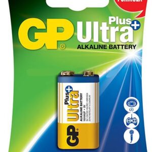 Pilha Alcalina 6LR61 9V (ULTRA PLUS+) - GP