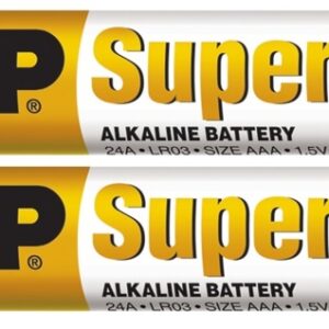 Pack 2 Pilhas Alcalinas LR03 AAA - GP GP24A-2S2