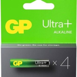 Blister 4 Pilhas Alcalinas LR03 AAA (ULTRA PLUS+) - GP
