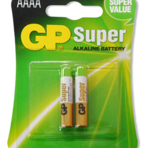 Blister 2 Pilhas Alcalinas LR61 AAAA - GP