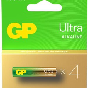 Blister 4 Pilhas Alcalinas LR03 AAA (ULTRA) - GP