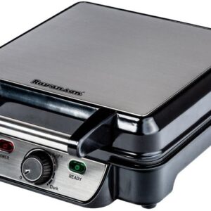 Máquina de Waffles 1100W (Preto) - RAVANSON