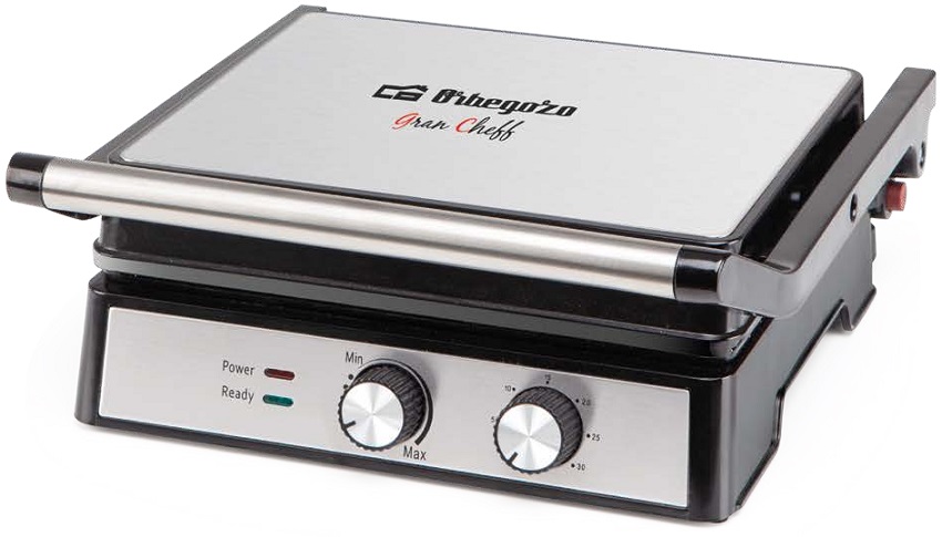 Grelhador 2200W (Inox) - ORBEGOZO