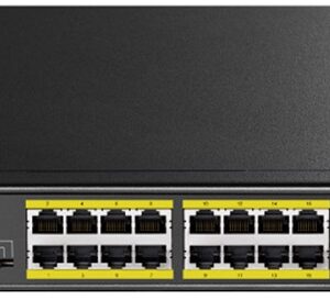 Switch de Rede 24 Portas Gigabit UnManaged PoE+ SFP - CUDY
