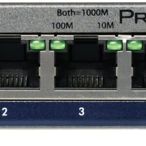 Switch Unmanaged Network L2/L3 Gigabit Ethernet (10/100/1000) - Netgear GS105E-200PES
