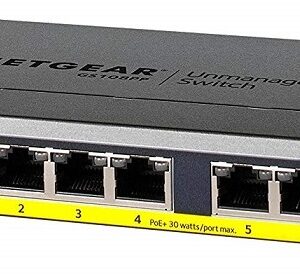 Switch de Rede 1000 Mbit/s PoE GS108PP - NETGEAR