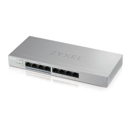Switch GS1200-8HP v2 Gerido 1000 Mbit/s (Poe) Cinzento - ZYXEL