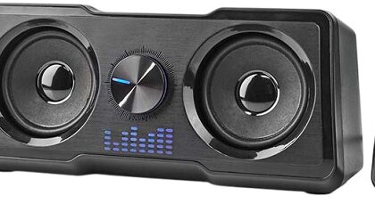 Colunas Gaming 2.2 USB 48W c/ Subwoofer (Preto) - NEDIS