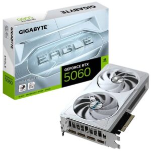 Placa Gr?fica NVIDIA GeForce RTX 5060 Blackwell Eagle OC Ice 8G GDDR7 DLSS4 - GIGABYTE
