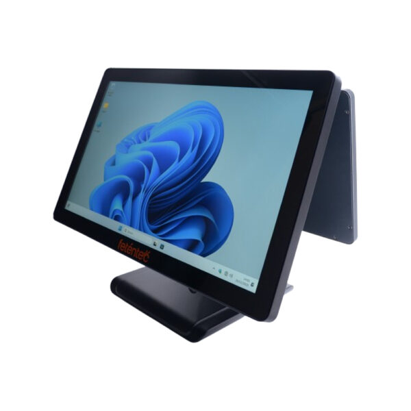 Pos Compacto GIJON 18.5" HD 1366*768 True Flat I5-8ª 16Gb 256Gb 1Gb Lan e Wifi 2º Ecran 15.6" IP65 Windows 11 Pro