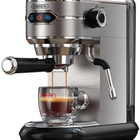 Máquina de Café Expresso 1450W (Inox) - HiBREW