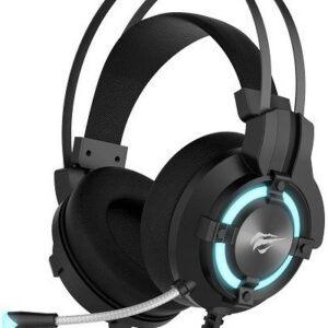 Auscultadores Headset Gaming 7.1 c/ Microfone Gamenote (Preto) - HAVIT