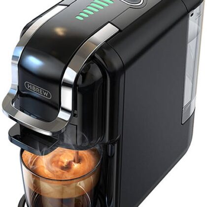 Máquina de Café Expresso H2B 5-EM-1 1450W (Preto) - HiBREW