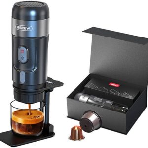 M?quina de Caf? Expresso Port?til H4A 3-EM-1 80W (Preto) - HiBREW