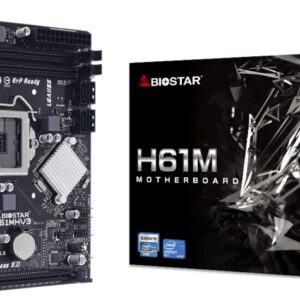 Motherboard Micro ATX Intel H61 LGA 1155 (Socket H2) - BIOSTAR