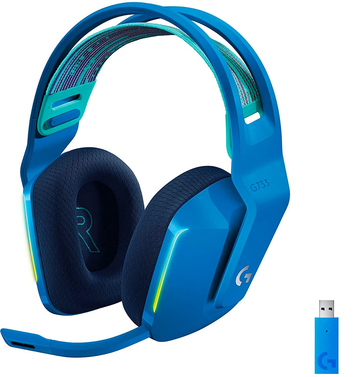 Headset G733 Lightspeed Wireless RGB Gaming (Azul) - LOGITECH