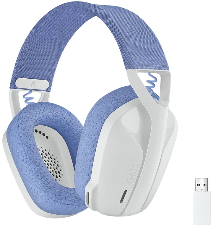 Auscultadores Headset G435 Lightspeed Wireless Gaming (Branco) - LOGITECH