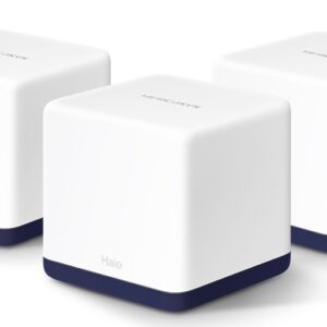 Pack 3x Router Wireless Halo H50G AC1900 Whole Home Mesh Wi-Fi System - MERCUSYS