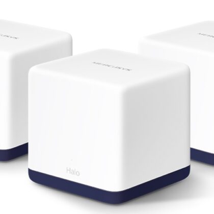 Pack 3x Router Wireless Halo H50G AC1900 Whole Home Mesh Wi-Fi System - MERCUSYS