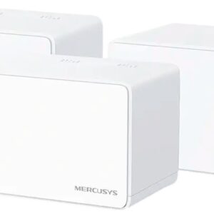 Pack 3x Sistema Mesh Halo H80X AX3000 Dual-Band Whole Home Mesh WiFi 6 (Branco) - MERCUSYS
