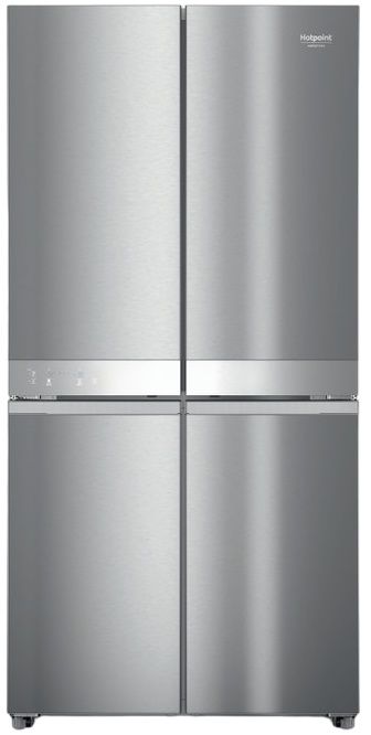 Frigorífico Americano Side by Side HAQ9 E2L EF 610L No Frost (Inox) - HOTPOINT