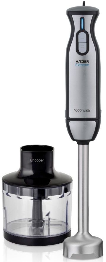 Varinha Mágica Extreme Chopper c/ Picadora 1000W (Inox) - HAEGER