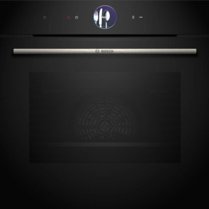 Forno de Encastre HBG7764B1 71L 3600W Hidrolítico + Pirolítico (Preto) - BOSCH