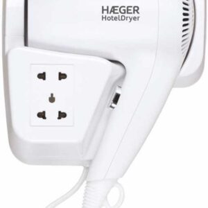 Secador de Cabelo p/ Hotel 1200W (Branco) - HAEGER