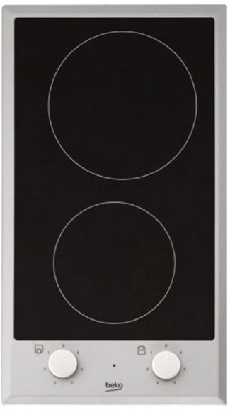 Placa Modular Vitrocerâmica HDCC32200X 2 Zonas (Preto) - BEKO