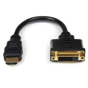 Conversor HDMI Macho - DVI-D Femea (20 cm) - STARTECH