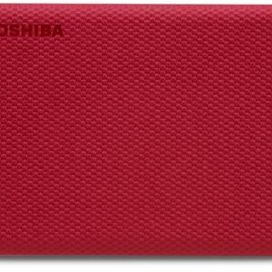 Disco Externo 2,5 4TB USB 3.2 Canvio Advance (Vermelho) - TOSHIBA