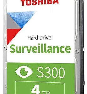 Disco Rigido 3,5 S300 Surveillance 4TB 5400RPM 128MB Serial ATA III - TOSHIBA
