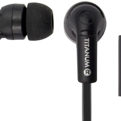 Headphones Stereo c/ Microfone Incluído p/ Telemóveis - TITANUM